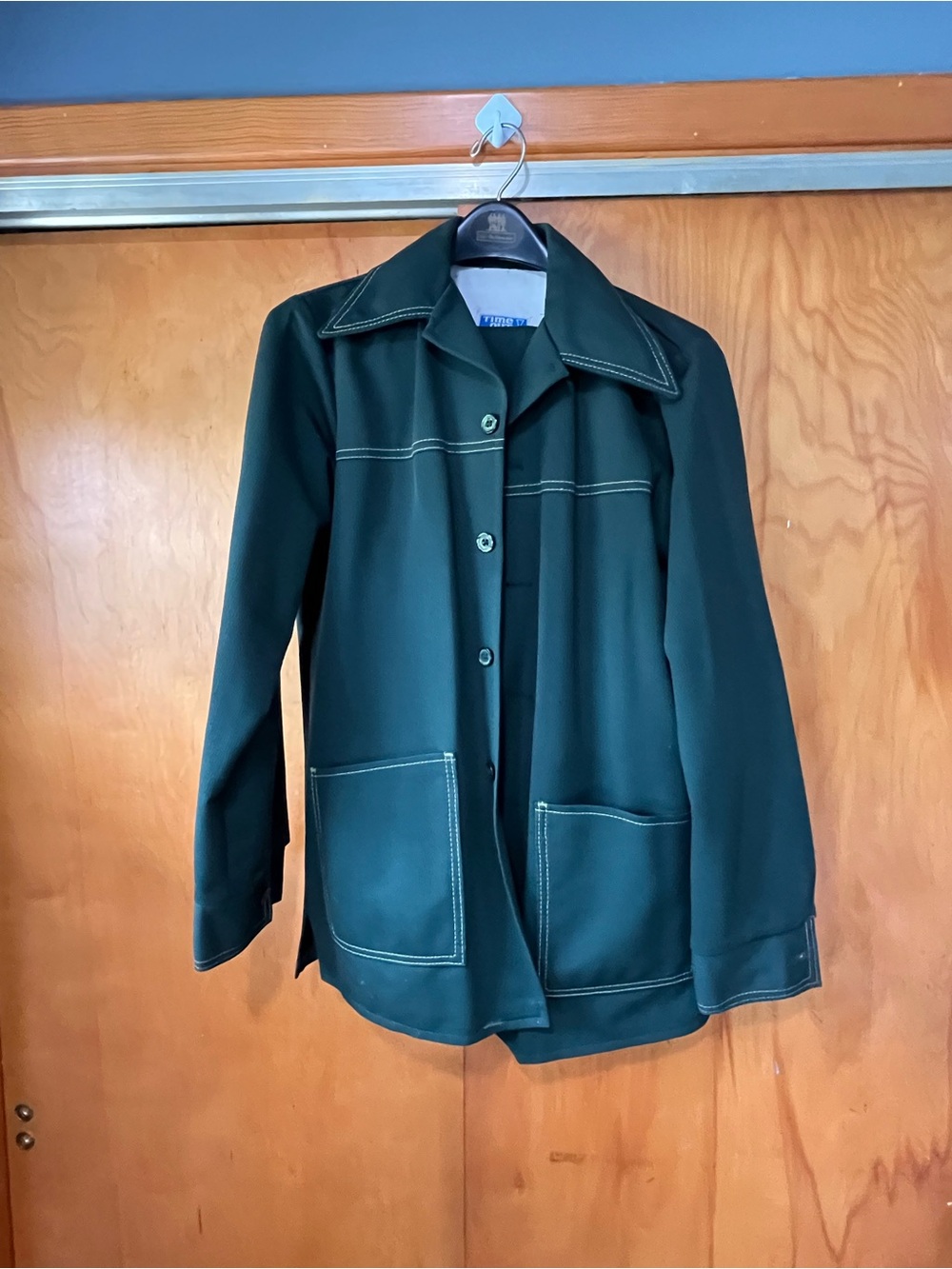 Rare! Vtg 70s Farah “Time Out” 2-Piece Leisure Suit Set - Hunter Green